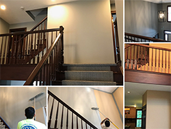 interior painting stairwell